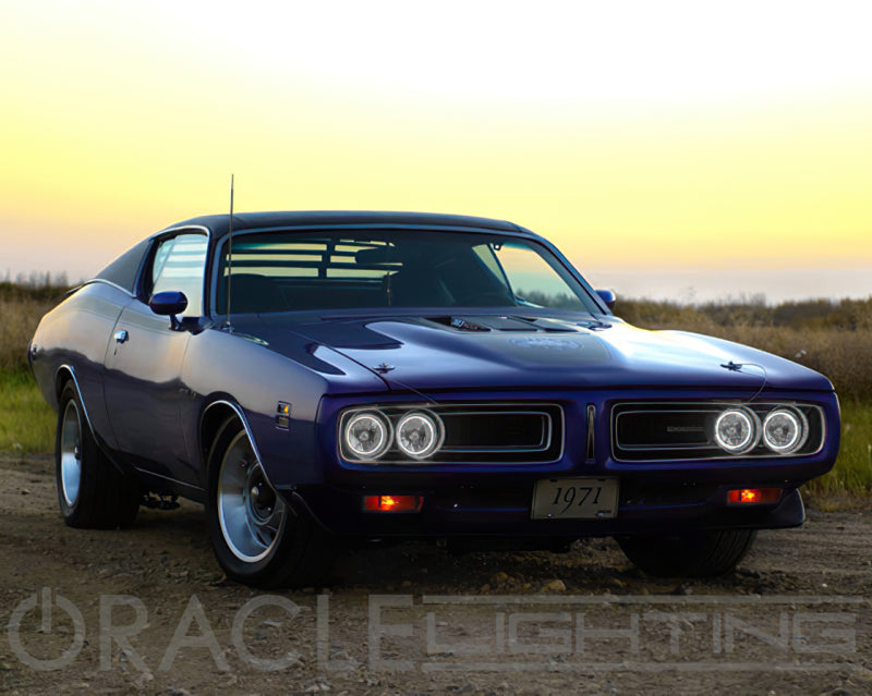 Oracle Pre-Installed Lights 5.75 IN. Sealed Beam - ColorSHIFT Halo SEE WARRANTY - 6904-333