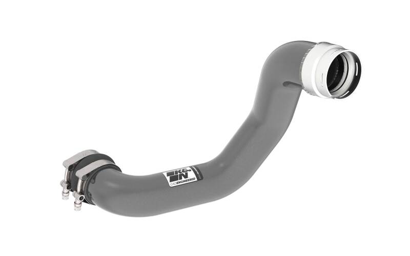 K&N 23-24 GM Colorado/Canyon 2.7L L4 Charge Pipe - Aluminum Tube - Gunmetal Gray - 77-1021KC for 2023-2026 Chevrolet Colorado