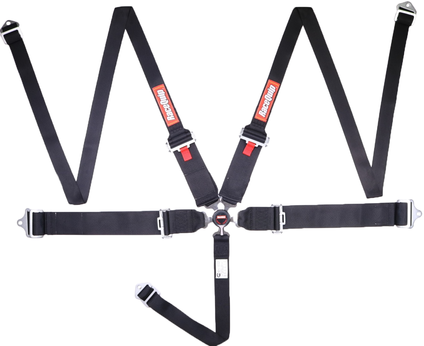 RaceQuip Black SFI CAMLOCK 5pt PD Lap HNR Seat Belt