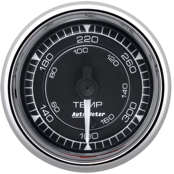 AutoMeter Chrono 2-1/16in 140-380 Degree Temperature Digital Stepper Motor Gauge - Chrome - 9740