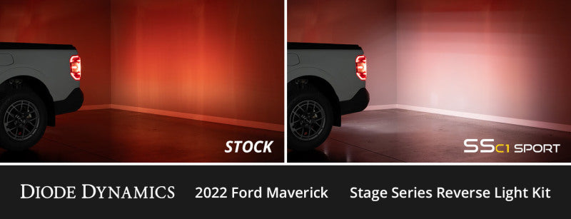 Diode Dynamics 2022+ Ford Maverick C1 Pro Stage Series Reverse Light Kit - DD7755