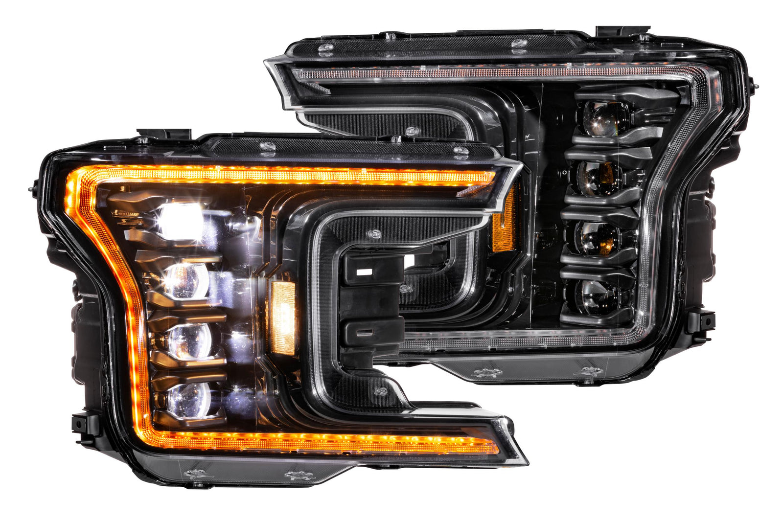 Morimoto - XB LED Headlights: Ford F150 (18-20) (Pair / ASM Amber DRL) (Gen 2) - LF501.2-A-ASM