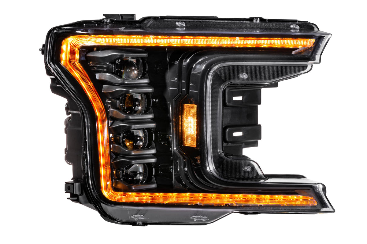 Morimoto - XB LED Headlights: Ford F150 (18-20) (Pair / ASM Amber DRL) (Gen 2) - LF501.2-A-ASM