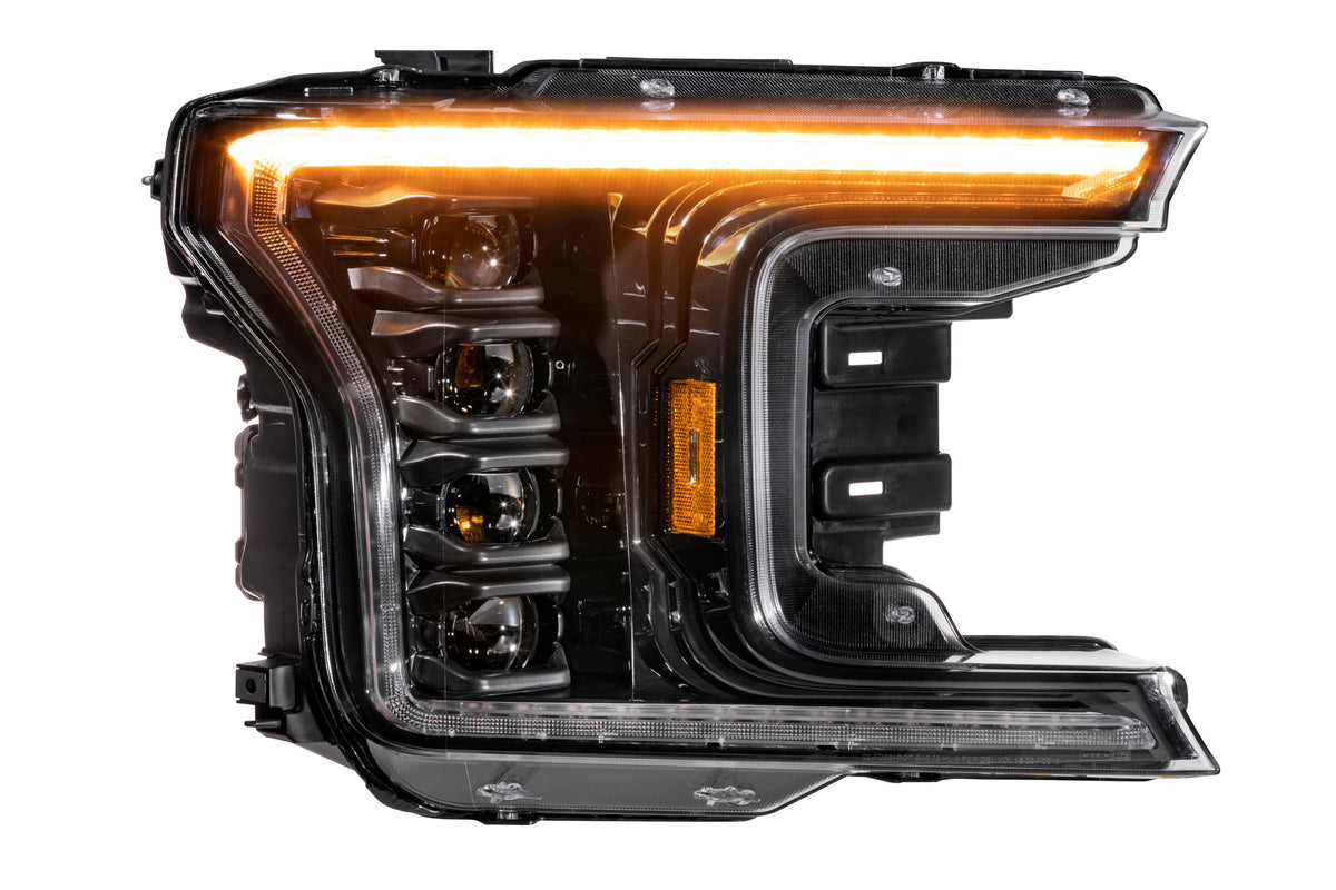 Morimoto - XB LED Headlights: Ford F150 (18-20) (Pair / ASM Amber DRL) (Gen 2) - LF501.2-A-ASM