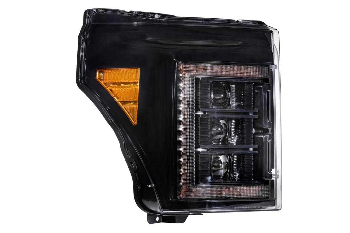 Morimoto - XB LED Headlights: Ford Super Duty (11-16) (Pair / Amber DRL) - LF505-A-ASM