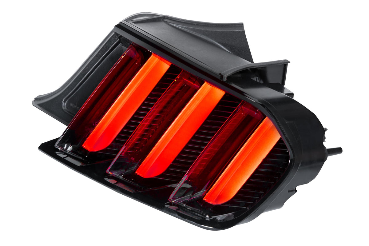 Morimoto - XB LED Tail Lights: Ford Mustang (15-22) (Pair / Clear / Amber Seq) - LF425