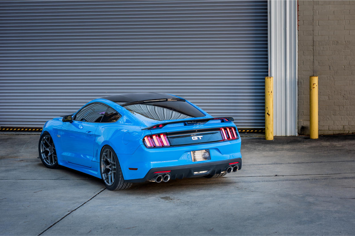 Morimoto - XB LED Tail Lights: Ford Mustang (15-22) (Pair / Clear / Amber Seq) - LF425