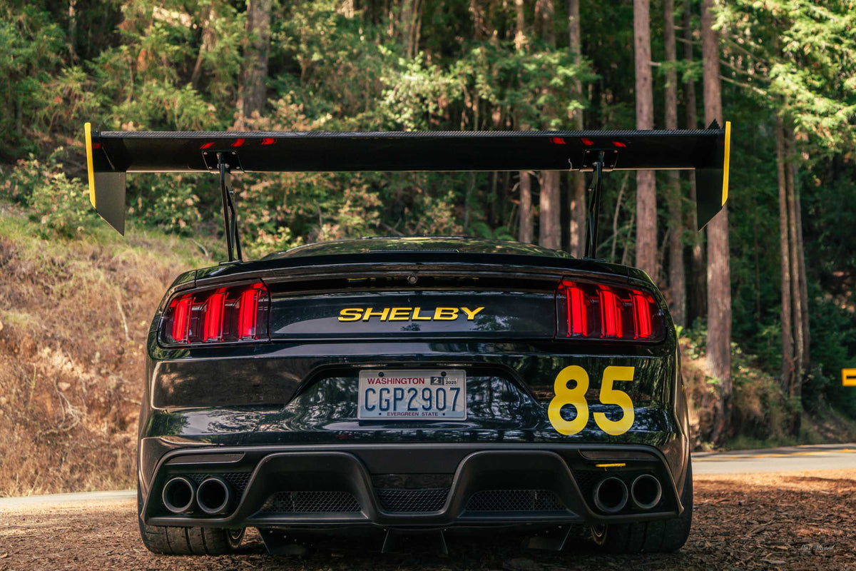 Morimoto - XB LED Tail Lights: Ford Mustang (15-22) (Pair / Clear / Amber Seq) - LF425