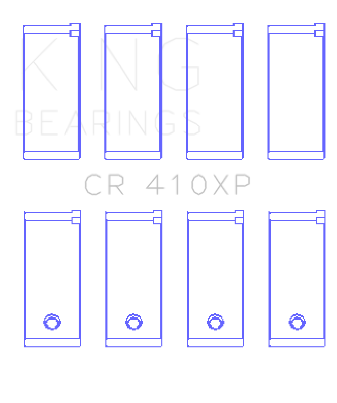 King Engine Bearings Ford Lotus 1.5L/1.6L Ohv (Size STDX) Connecting Rod Bearing Set - CR410XPSTDX