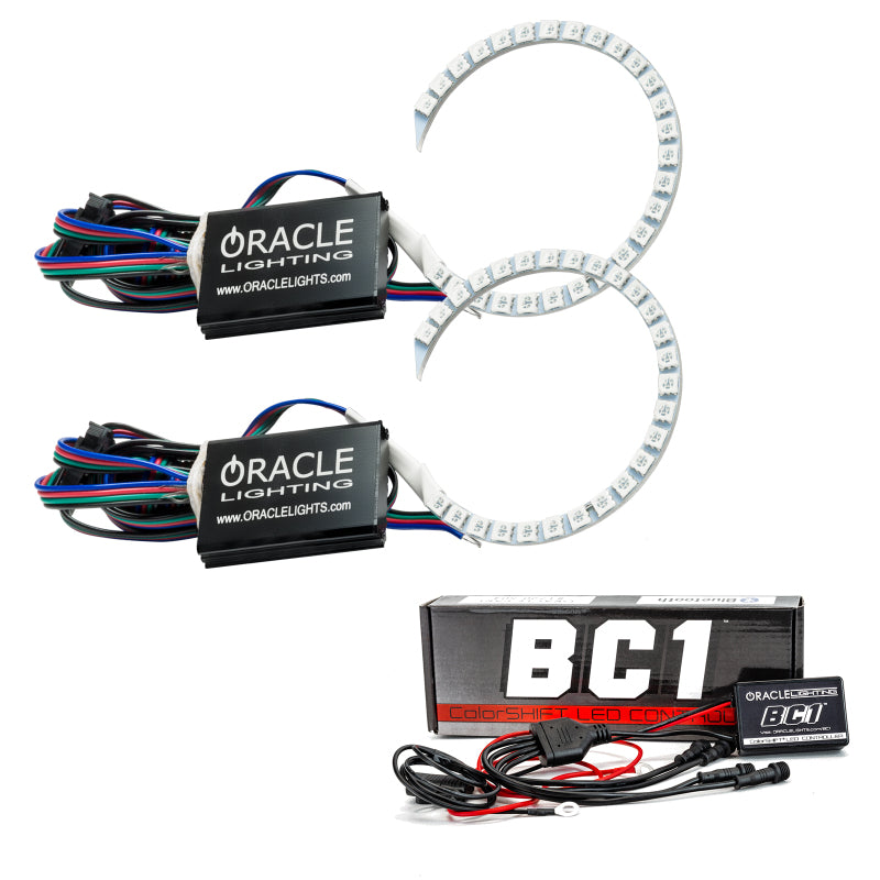 Oracle 18-21 Ford Mustang LED Headlight Halo Kit - ColorSHIFT w/ BC1 Controller SEE WARRANTY - 1347-335
