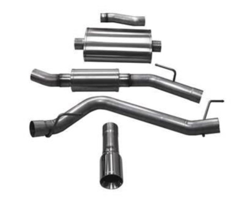 Corsa 2020-2024 Jeep Gladiator JT 3.0in Cat-Back Single Touring Side Exit w/ 4.0in Polished Tip - 21062