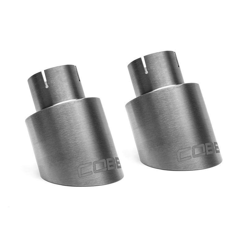 Cobb Volkswagen GTI MK7/MK7.5/MK8 Brushed Titanium Tip Kit - 5V2150-NB