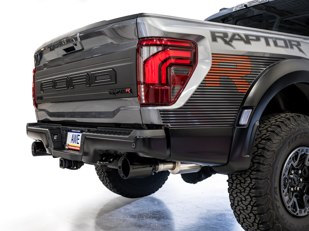 AWE Gen 3 Raptor R SwitchPath Exhaust - Diamond Black Tips - 3025-33852