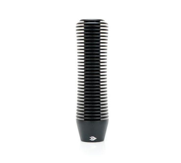 NRG Shift Knob Heat Sink Curvy Short Black - SK-700BK - front view