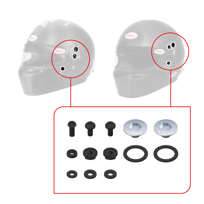 Bell SV (SE07/SE077/SE06) Pivot Kit - Pink - 2020078