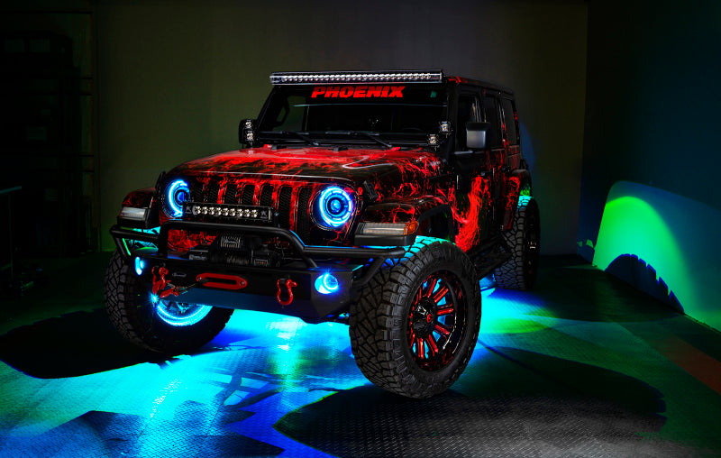 Oracle Bluetooth + RF Underbody Rock Light Kit - 4 PCS - ColorSHIFT SEE WARRANTY - 5818-333