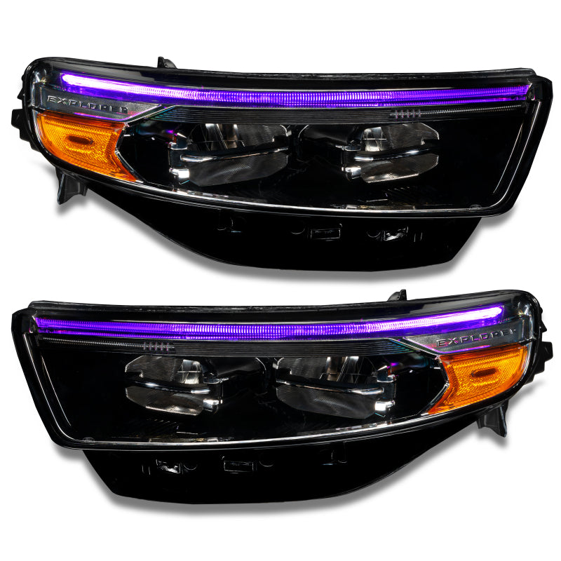 Oracle 20-22 Ford Explorer Dynamic RGB Headlight DRL Kit - - w/ BC1 Controller SEE WARRANTY - 1472-335