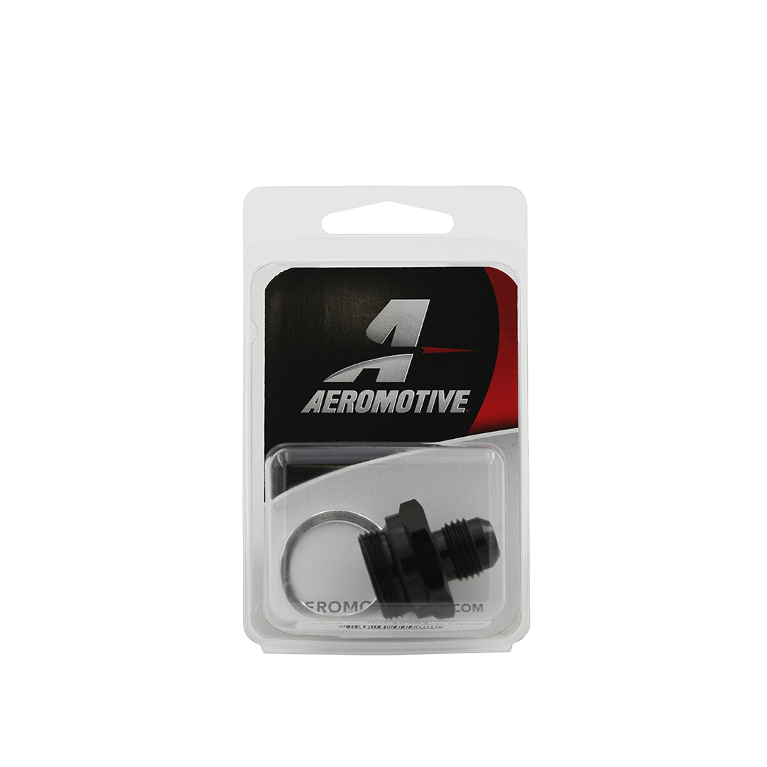 Aeromotive AN-06 Holley Carb 7/8in x 20 Thread Dual Feed Bowl Adapter Fitting - 15201