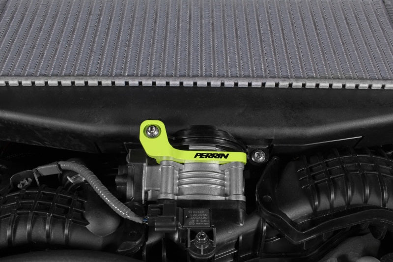 Perrin 2022+ Subaru WRX/19-23 Ascent/Legacy/Outback Top Mount Intercooler Bracket - Neon Yellow - PSP-ITR-331NY