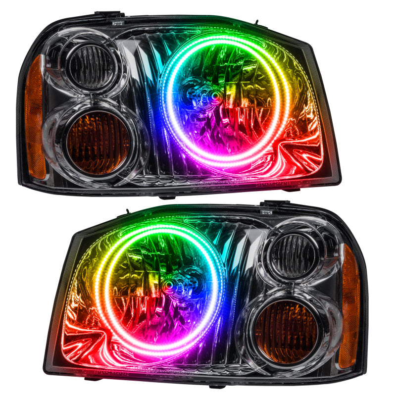 Oracle 01-04 Nissan Frontier SMD HL - Dual Halo - ColorSHIFT w/ Simple Controller SEE WARRANTY - 7178-504