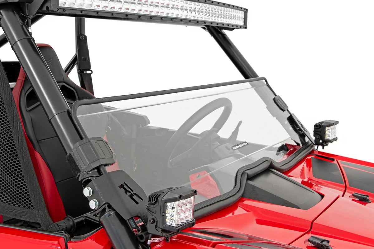Rough Country - Half Windshield - Scratch Resistant - Honda Talon 1000 - 98182021A