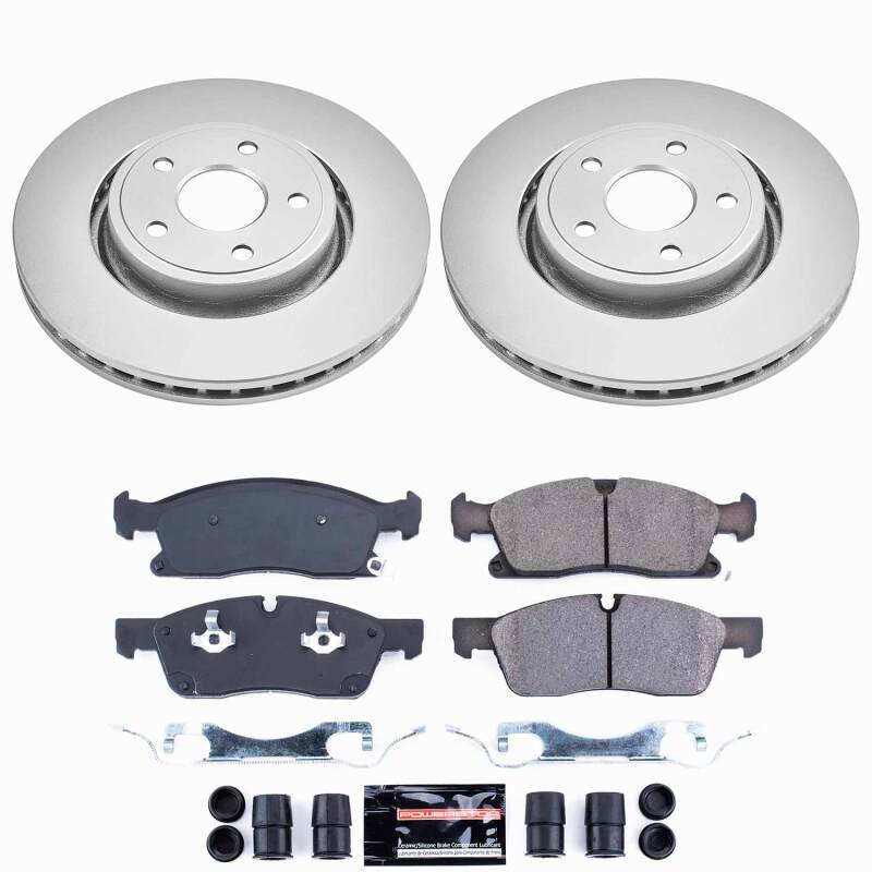 Power Stop 11-20 Dodge Durango Front Z23 Coated Brake Kit - CPK5954-23