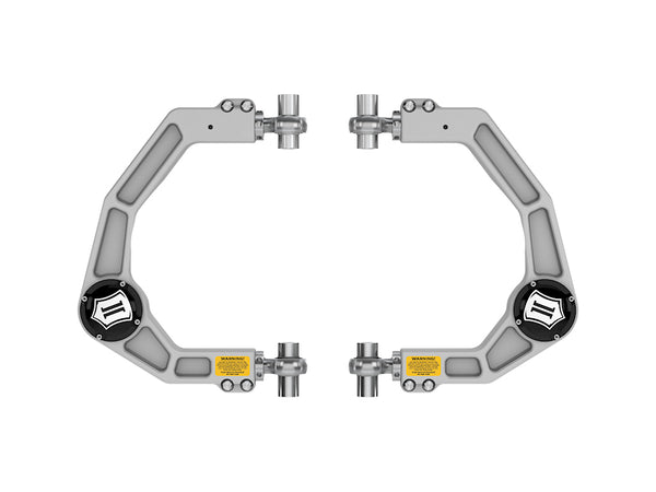 ICON 21-23 Ford F150 Billet Front Upper Control Arms DJ Pro Kit - 98523DJ