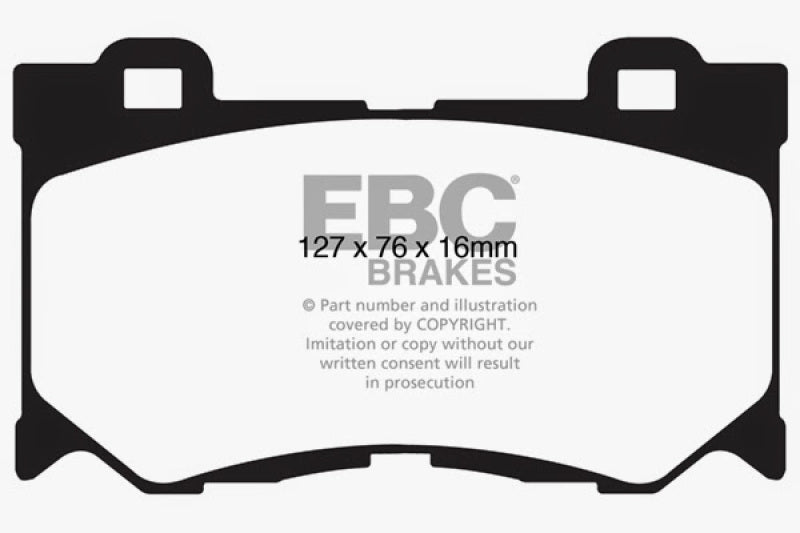 EBC 2013+ Infiniti Q50 Hybrid 3.5L Hybrid Sport Ultimax2 Front Brake Pads - UD1346