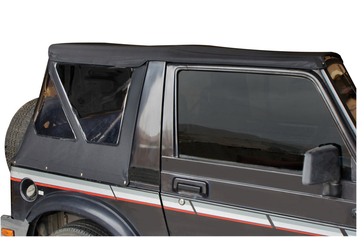 Rampage 1986-1994 Suzuki Samurai Soft Top OEM Replacement - Black Diamond - 98535