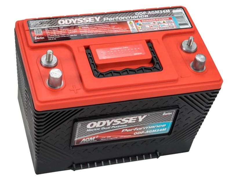 Odyssey Battery Marine/RV Performance AGM Battery (34M-710) - ODP-AGM34M by Odyssey Battery - angle view