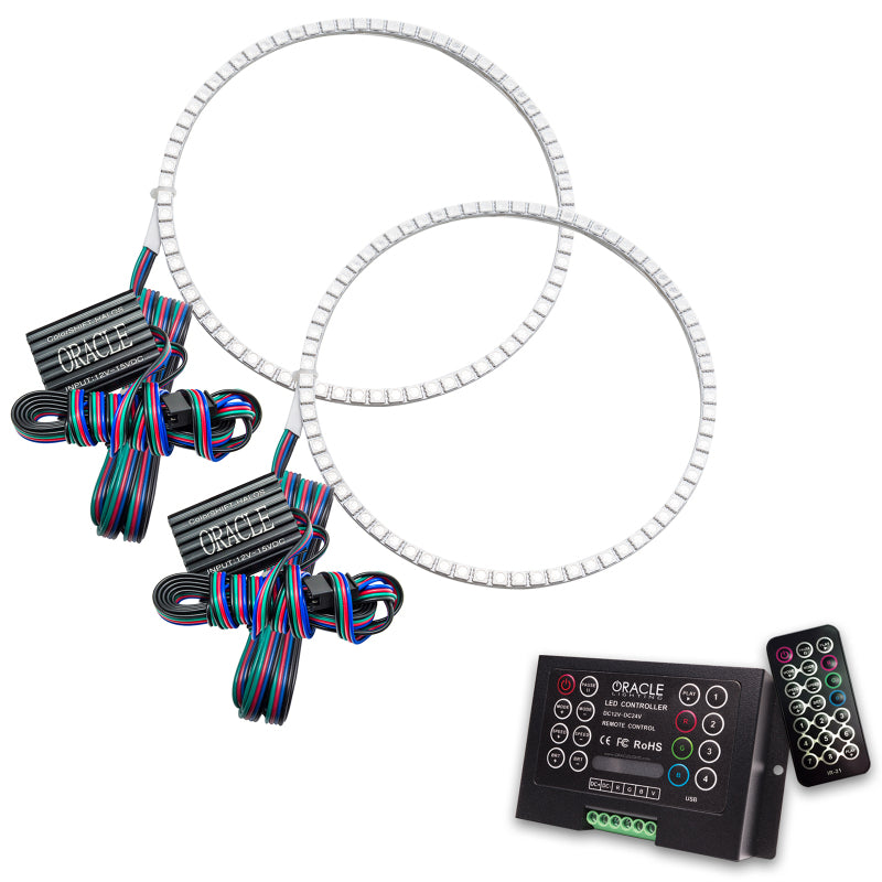 Oracle Hyundai Veloster 11-13 Non-Projector Halo Kit - ColorSHIFT w/ 2.0 Controller SEE WARRANTY - 2382-333