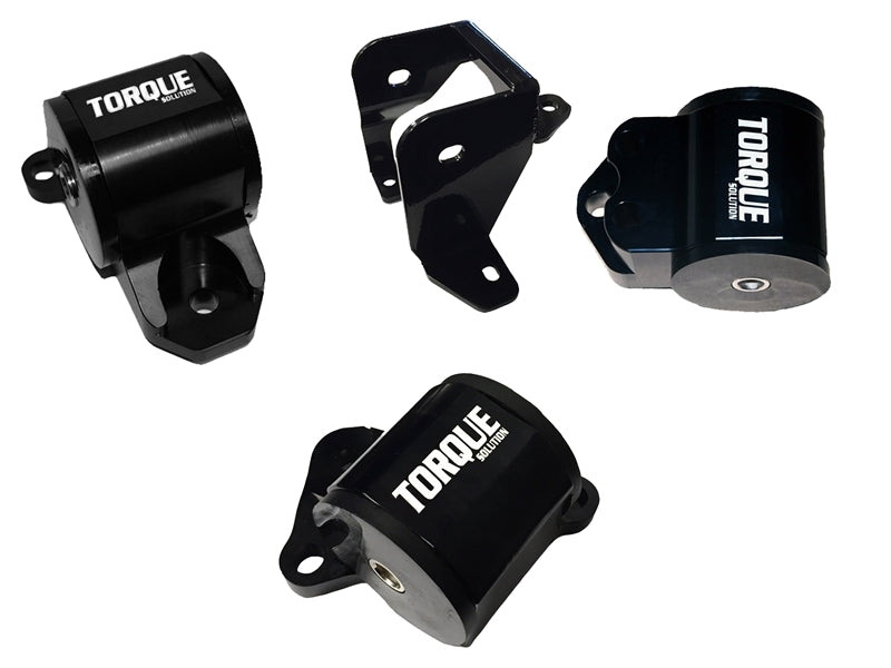 Torque Solution Billet Aluminum Mount Kit (3 Bolt): 96-00 Honda Civic EK B/D-Series - TS-HA-EK3