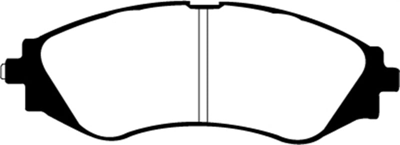 EBC 99+ Daewoo Leganza 2.2 Redstuff Front Brake Pads - DP31209C