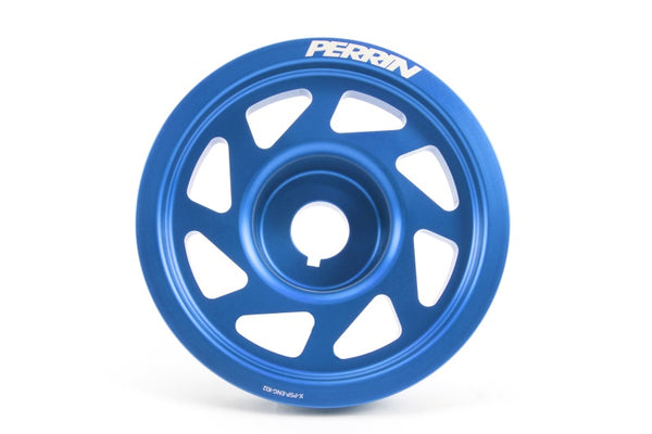 Perrin 93-11 Subaru Impreza / 04-21 STI / 02-14 WRX EJ Engines (w/o AC ONLY) Crank Pulley - Blue - PSP-ENG-102BL for 2008-202