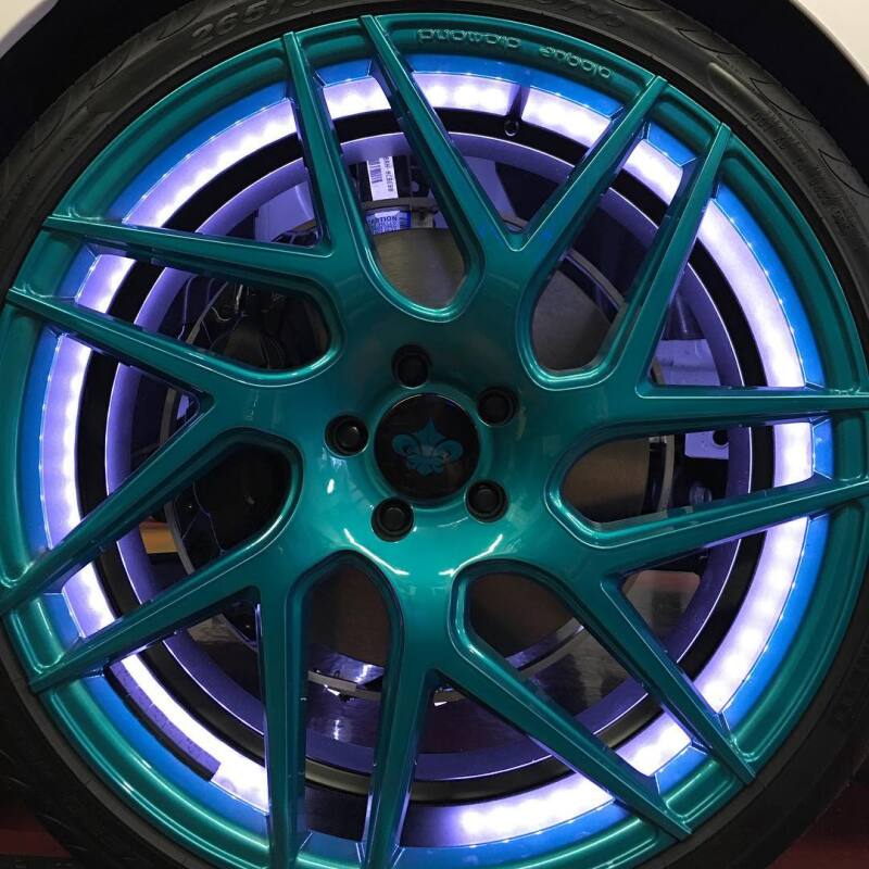 Oracle LED Illuminated Wheel Rings - ColorSHIFT - 15in. - ColorSHIFT No Remote SEE WARRANTY - 4210-334
