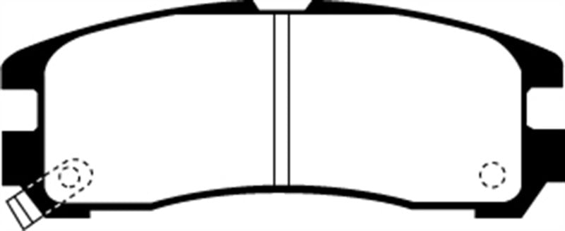 EBC 95-99 Chrysler Sebring Coupe 2.0 Greenstuff Rear Brake Pads - DP2738