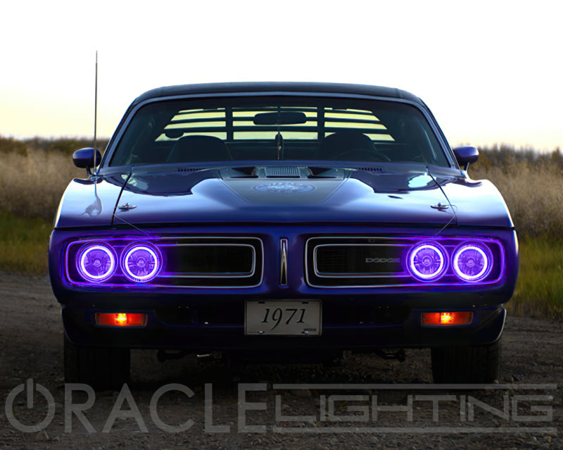 Oracle Pre-Installed Lights 5.75 IN. Sealed Beam - ColorSHIFT Halo SEE WARRANTY - 6904-333