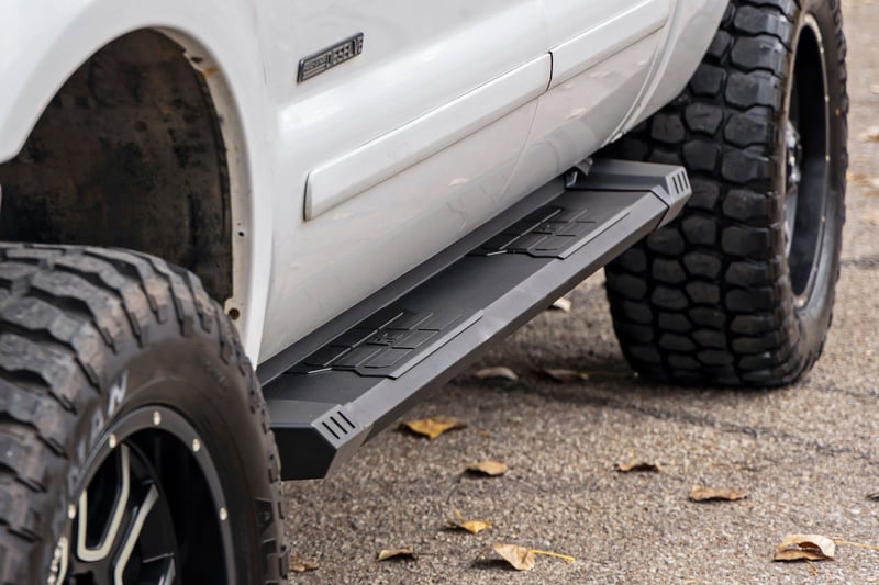 Rough Country - HD2 Aluminum Running Boards - Super Crew Cab - Ford F-250/F-350 Super Duty (99-16) - SRB991691A