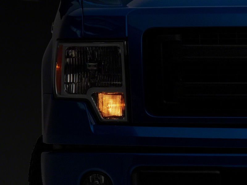 Raxiom 09-14 Ford F-150 Axial OEM Style Rep Headlights- Chrome Housing (Clear Lens) - T551343