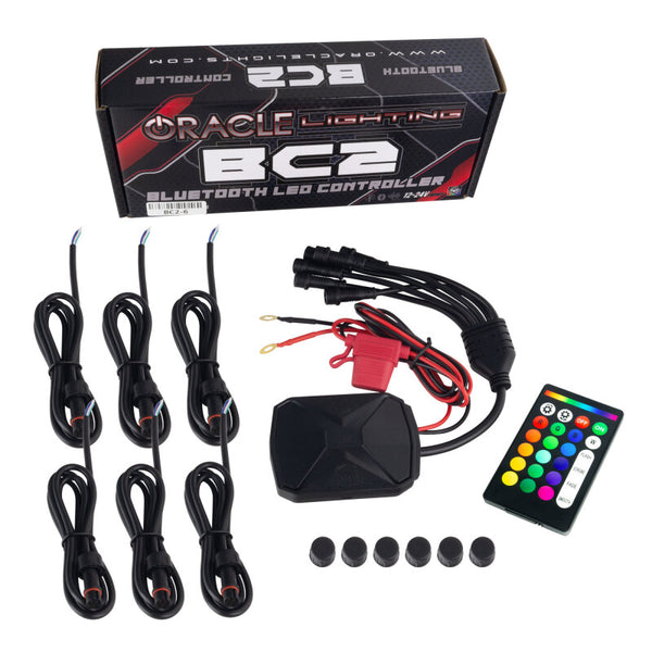 ORACLE Lighting BC2 Bluetooth ColorShift RGB LED Controller - 6 Output - BC2-6 by ORACLE Lighting - front view