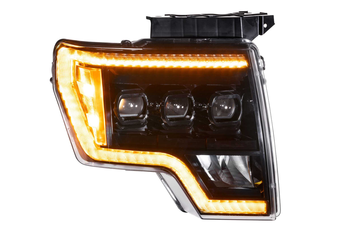 Morimoto - XB LED Headlights: Ford F150 (09-14) (Pair / ASM Amber DRL) - LF506-A-ASM