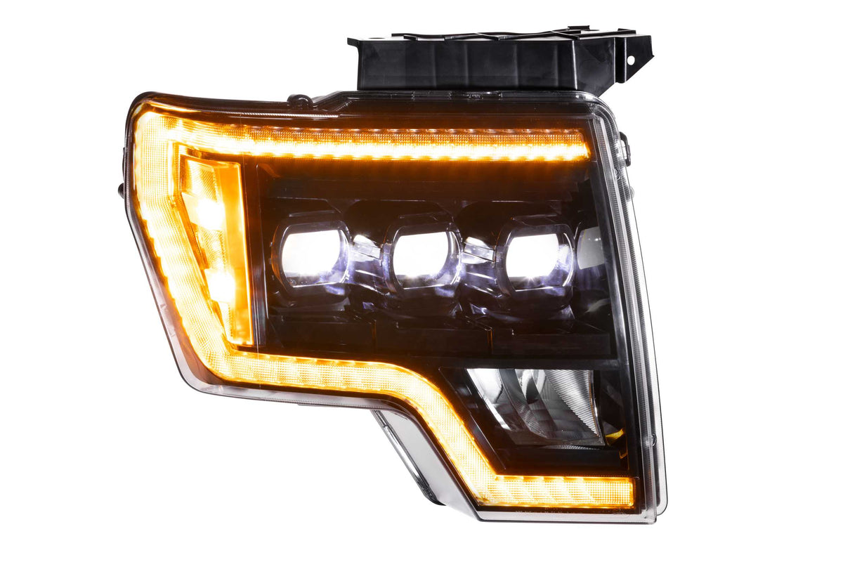 Morimoto - XB LED Headlights: Ford F150 (09-14) (Pair / ASM Amber DRL) - LF506-A-ASM