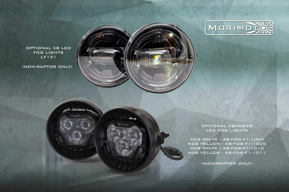 Morimoto - XB LED Headlights: Ford F150 (09-14) (Pair / ASM Amber DRL) - LF506-A-ASM