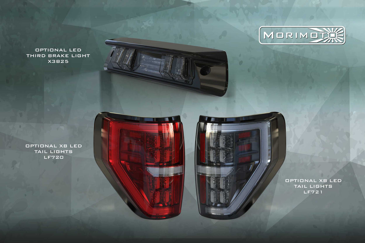 Morimoto - XB LED Headlights: Ford F150 (09-14) (Pair / ASM Amber DRL) - LF506-A-ASM