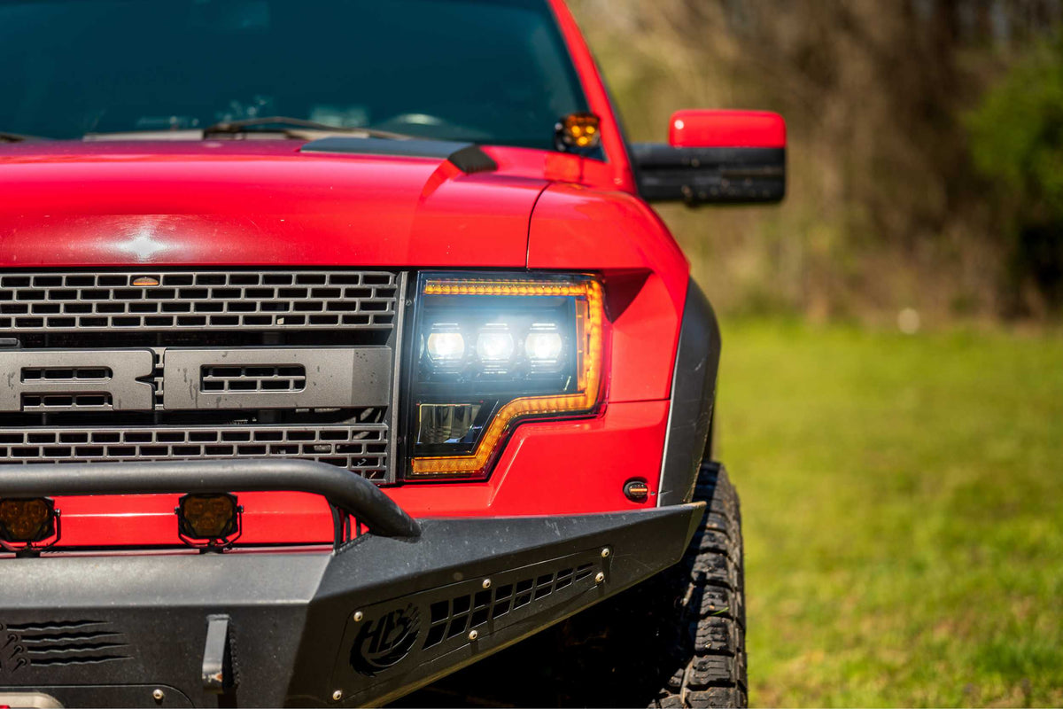 Morimoto - XB LED Headlights: Ford F150 (09-14) (Pair / ASM Amber DRL) - LF506-A-ASM