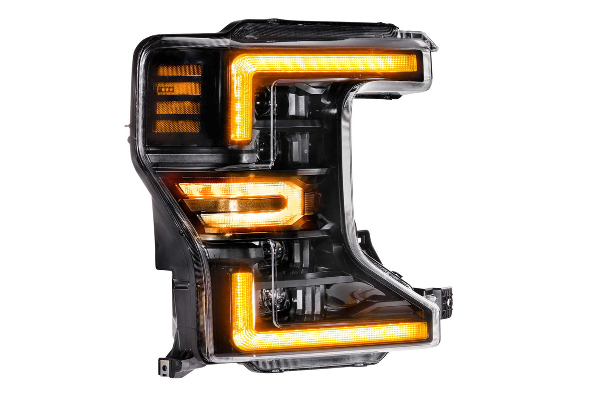 Morimoto - XB LED Headlights: Ford Super Duty (20-22) (Pair / ASM Amber DRL) - LF508-A