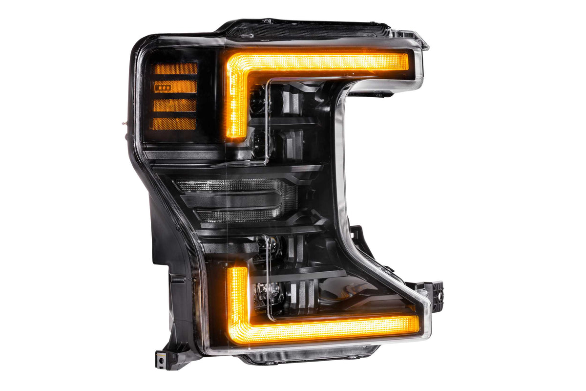 Morimoto - XB LED Headlights: Ford Super Duty (20-22) (Pair / ASM Amber DRL) - LF508-A