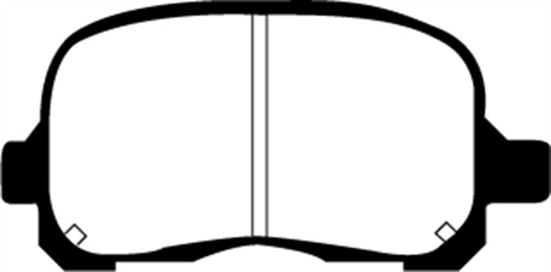 EBC 98-02 Chevrolet Prism 1.8 Ultimax2 Front Brake Pads - UD741