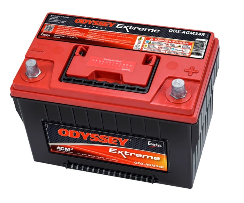 Odyssey Battery Auto/Truck/Heavy Duty & Commercial Extreme AGM Battery (34R-PC1500T) - ODX-AGM34R for 1990-2001 Lamborghini D