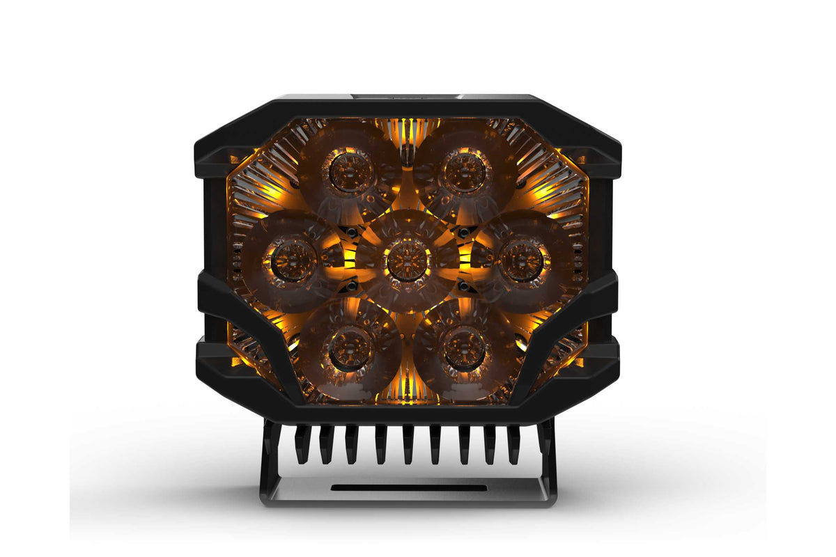 Morimoto - BigBanger HXB LED Pod (Amber DRL / Combo / Yellow)(Each) - BAF125
